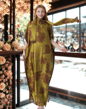 Brunch Butterfly Silky Kaftan Dress