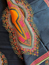 Tissu Dashiki Ankara jaune 2 yards