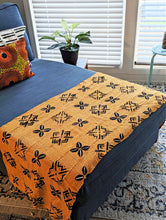 Light Orange Mud Cloth Table Runner/Scarf