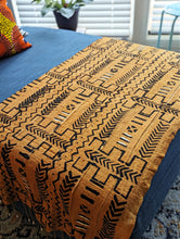 Muted Orange Mud Cloth Table Runner/Scarf
