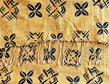 Light Orange Mud Cloth Table Runner/Scarf