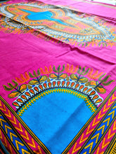 Tissu Dashiki Ankara jaune 2 yards