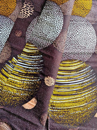 Planetary Vibes African Print Fabric 2 Yards