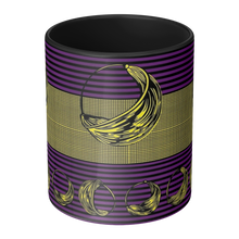 Fulani Earring Ceramic Coffee Mug | 11 oz Purple African Print Coffee Cup