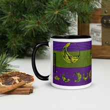 Purple Fulani Coffee Mug Coasters Spoon Gift Set