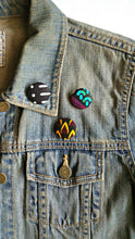 African Print Fabric Jacket Pin Set {Assorted}
