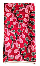 Pink Red Ankara Fabric 2 Yards