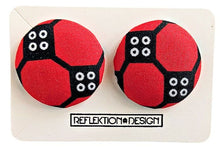 red-black-african-fabric-earrings