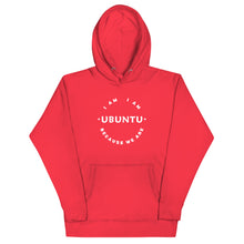 red afrocentric hoodie ubuntu