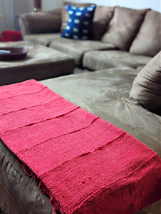 Red Mud Cloth Throw