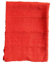 Red Mud Cloth Throw