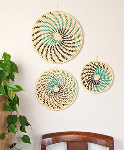 woven african wall art mats