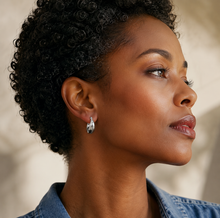 Mini Silver Plated Hoop Earrings 1 Inch | Lightweight Nickle Free