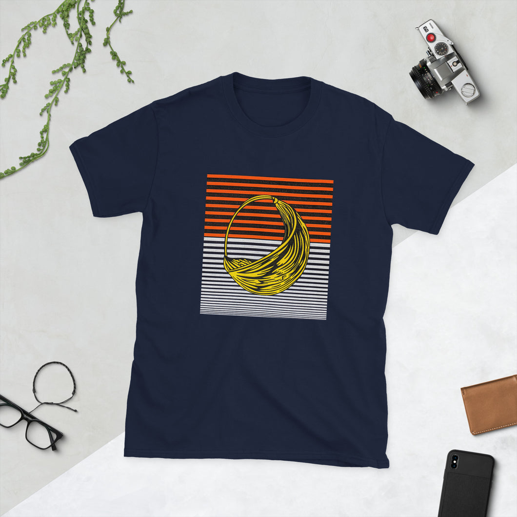 Fulani Earring Navy Blue Unisex T-Shirt