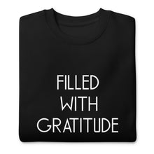 Black Gratitude Unisex Sweatshirt