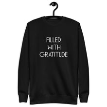 Black Gratitude Unisex Sweatshirt