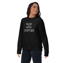 Black Gratitude Unisex Sweatshirt