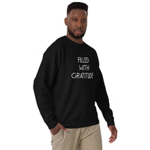 Black Gratitude Unisex Sweatshirt