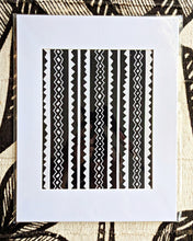 Mattierte Ankara-Stoffkunst