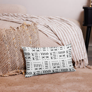White Mud Cloth Pattern Pillow Covers (3 sizes)