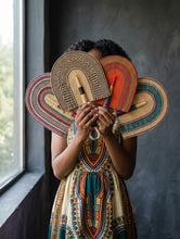 Summer Vibes Woven Hand Wall Fan