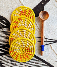 Ensemble cadeau de cuillères de dessous de verre de tasse à café Fulani