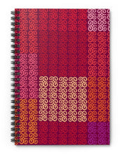 red-purple-african-pattern-adinkra-spiral-notebook-lined