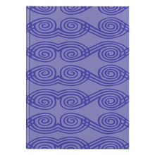 Purple African Pattern Hard Cover Journal Lined