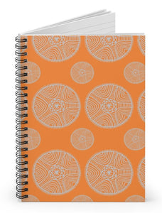 orange-african-pattern-spiral-notebook