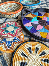 african baskets serving trays