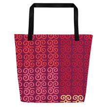 african pattern tote bag