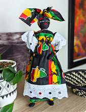 Ankara Fabric Cloth African Mama Doll #1