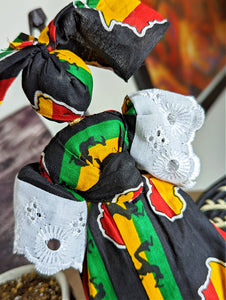 Ankara Fabric Cloth African Mama Doll #1