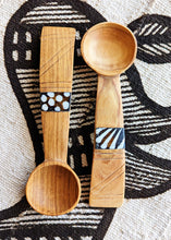 {Imperfections} Olive Wood Spoon Bone Inlay