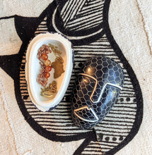 {Imperfections} Nzingha Black Soapstone Trinket Bowl
