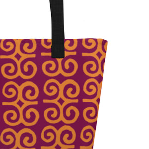 afrocentric beach bag