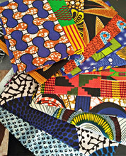 African Print Fabric Scraps