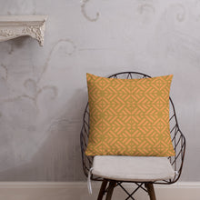 ankara fabric modern muted color pillow coral olive