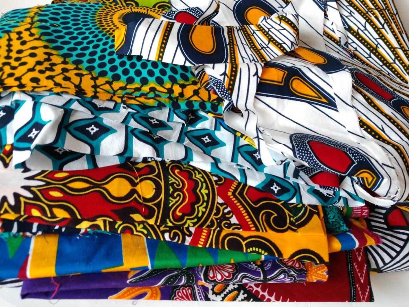 African Print Fabric Scraps By The Pound – Reflektion Design