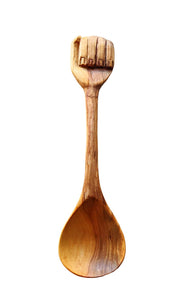 Black Power Fist Large Wood Spoon
