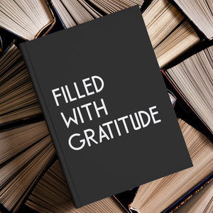 black-hard-cover-journal-lined-positive-message-on-cover-gratitude