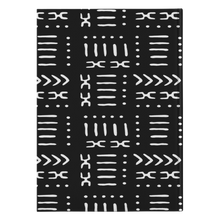 Black Mud Cloth Print Hardcover Journal
