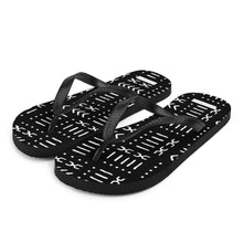 black-mud-cloth-pattern-flip-flops