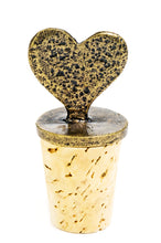 {Imperfections} Brass Hearts Wine Bottle Cork Set