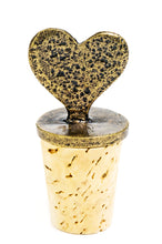 Brass Hearts Wine Bottle Cork Set