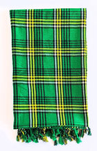 Light Green Maasai Shuka Throw