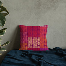 colorful african pattern bed pillow
