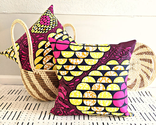 fuchsia-black-yellow-ankara-african-print mockup