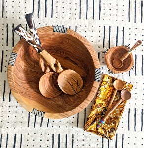 Large Olive Wood Salad Bowl