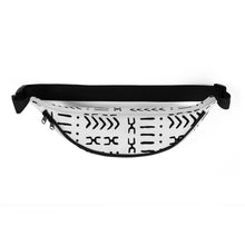 White Mud Cloth Fanny Pack Waistbag